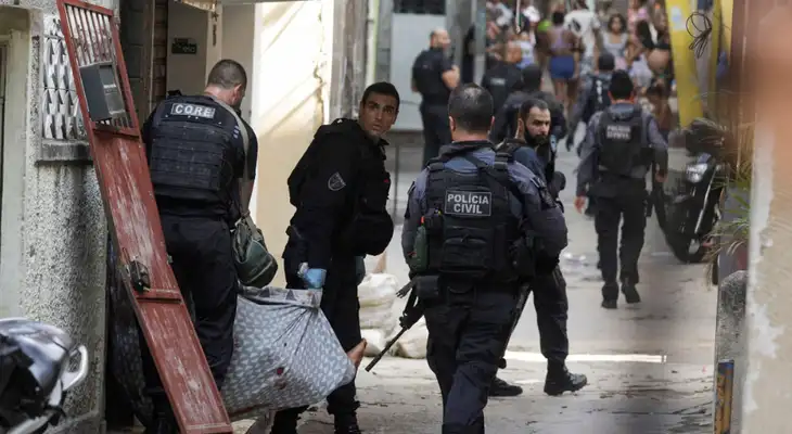 Al menos 25 muertos en operación antidrogas en favela de Río de Janeiro