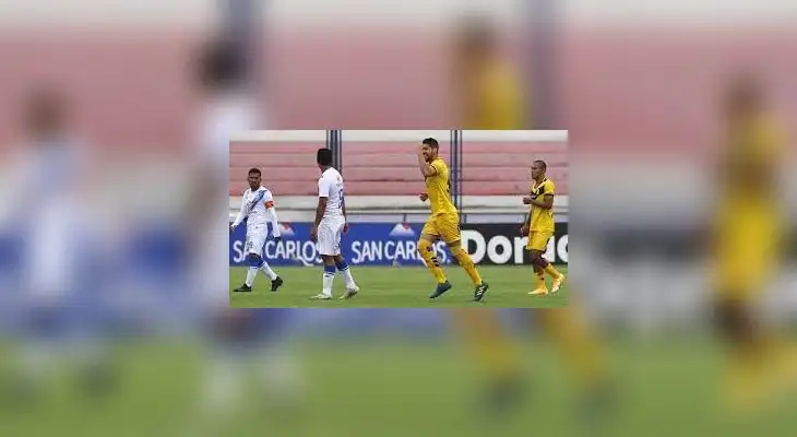 Leyes festeja el gol marcado al Alianza Atlético. Leyes festeja el gol marcado al Alianza Atlético.