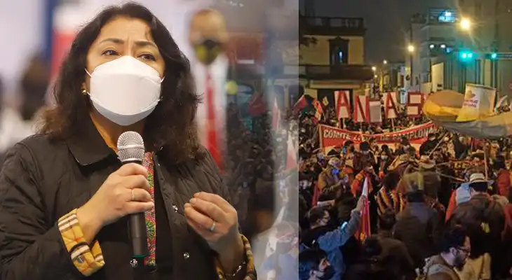 Violeta Bermúdez pidió a la ciudadanía a no acudir a las marchas ya que el país está en estado de emergencia por la COVID-19