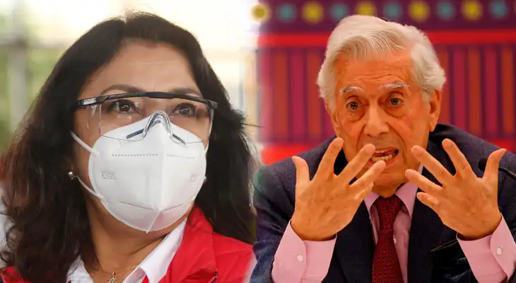 Violeta Bermúdez le responde al Premio Nobel, quien aseguró que el Gobierno apoyaba a Castillo.
