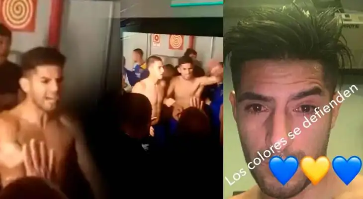 Carlos Zambrano compartió en sus redes sociales cómo quedó tras los gases lacrimógenos.