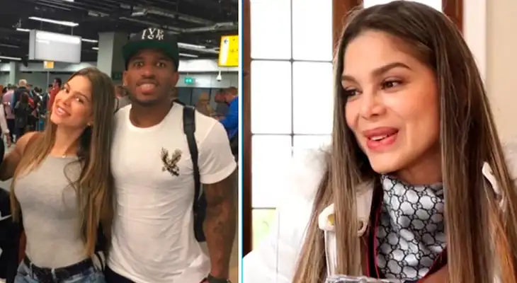Vanessa Jerí feliz del amor que le tiene Jefferson Farfán a su bebé.