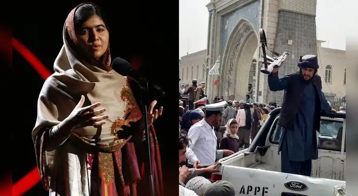 Malala lametó la situación en Afganistan. Ella es una de las miles de personas que escaparon del control de los talibanes. Foto: composición LR / EFE Malala lametó la situación en Afganistan. Ella es una de las miles de personas que escaparon del control de los talibanes. Foto: composición LR / EFE