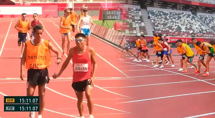 El atleta peruano Rosbil Guillén mejoró su marca personal.