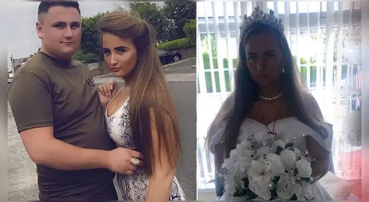 La joven compartió una sentida publicación en su red social donde aparece vestida de novia.
