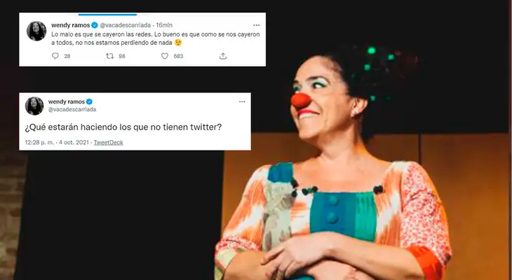 Wendy Ramos se pronuncia tras caída de redes sociales. Wendy Ramos se pronuncia tras caída de redes sociales.