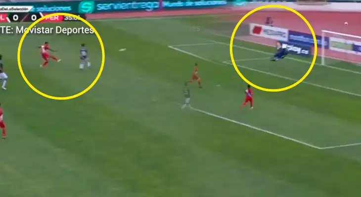 Marcos López sorprendió a Carlos Lampe con fúsil y casi Perú consigue el primer gol ante Bolivia