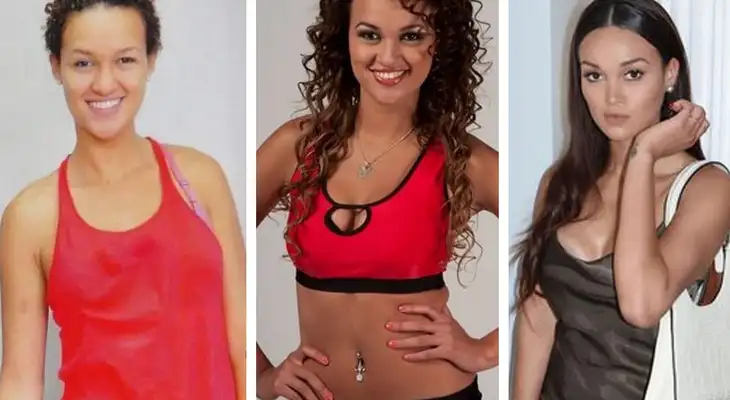 Este es el antes y después de Angie Arizaga.