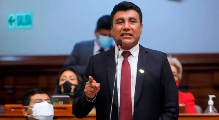 Óscar Zea, congresista de Perú Libre.