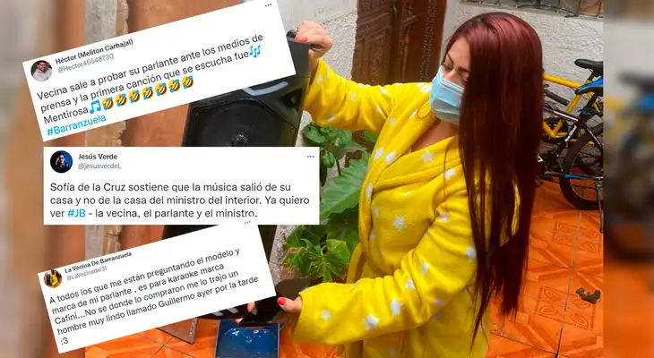 La vecina de Barranzuela se hizo tendencia en Twitter.