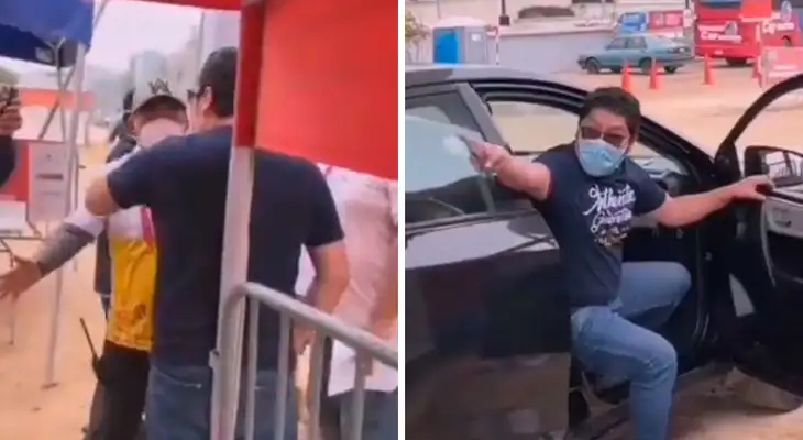El hombre habría intentado presentar un documento falso para que su hija pueda vacunarse con la dosis Pfizer, pese a que le correspondía AstraZeneca.