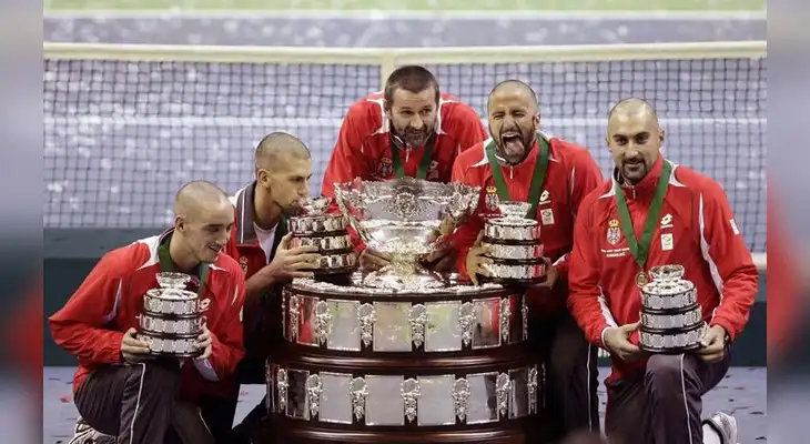 El equipo de Serbia con Djokovic espera hacer nuevamente Historia en las finales de la Copa Davis El equipo de Serbia con Djokovic espera hacer nuevamente Historia en las finales de la Copa Davis