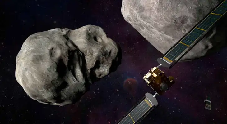 Este miércoles la misión de la NASA fue enviada al espacio para impactar contra el asteroide Dimorphos, así prevenir que otros asteroides impacten con la Tierra. Este miércoles la misión de la NASA fue enviada al espacio para impactar contra el asteroide Dimorphos, así prevenir que otros asteroides impacten con la Tierra.