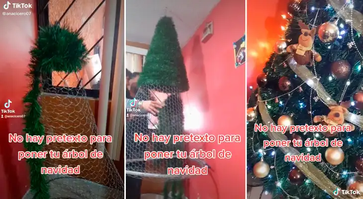 Sigue el paso a paso y ten un árbol de navidad reciclado. Sigue el paso a paso y ten un árbol de navidad reciclado.