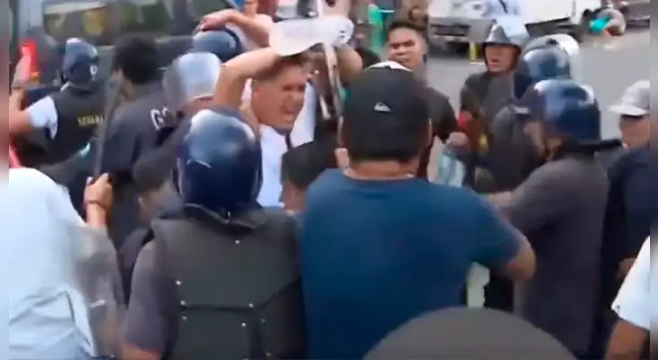 Enfrentamientos se reportaron a las 11.30 a. m. de este miércoles.