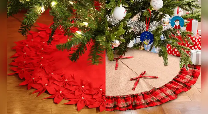 El pie del árbol navideño se puede hacer en casa con simples pasos. Foto: Difusión/Referencial El pie del árbol navideño se puede hacer en casa con simples pasos. Foto: Difusión/Referencial