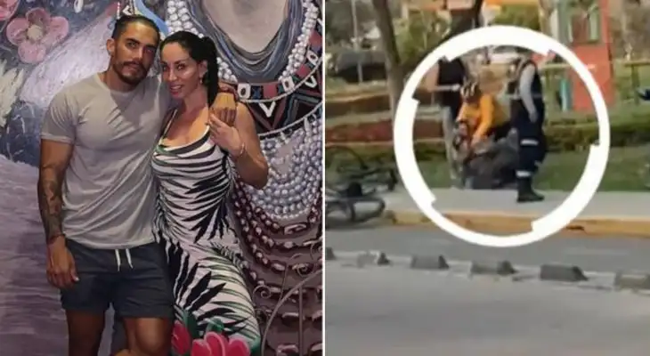 Ángel Véliz reaparece junto a su esposa