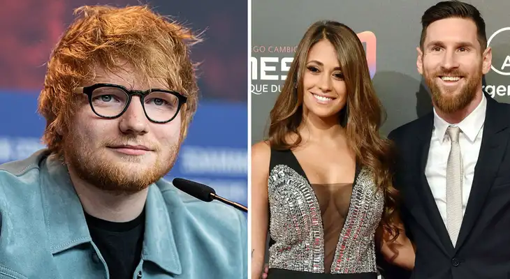 Ed Sheeran le pide disculpas a Antonella Roccuzzo. Ed Sheeran le pide disculpas a Antonella Roccuzzo.