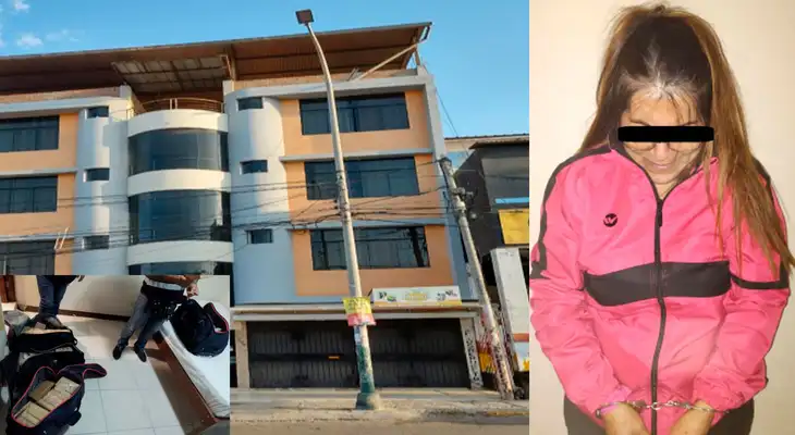La mujer, la droga y el hostal en que fue detenida