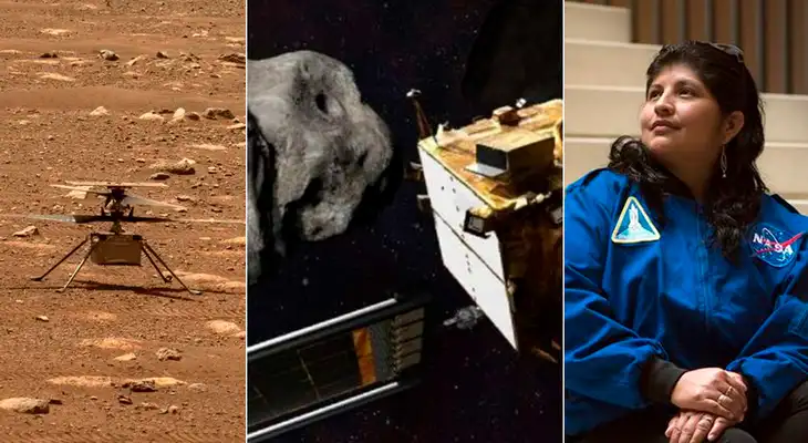 Según lo planeado por la NASA, este año se cierra con el lanzamiento del telescopio James Webb a cargo de la peruana Aracely Quispe. Mira este otras misiones que marcaron este 2021 en la nota. Según lo planeado por la NASA, este año se cierra con el lanzamiento del telescopio James Webb a cargo de la peruana Aracely Quispe. Mira este otras misiones que marcaron este 2021 en la nota.