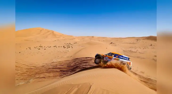 El Primax X-Raid Team destaca en la quinta etapa del Dakar de la mano de la piloto española Laia Sanz El Primax X-Raid Team destaca en la quinta etapa del Dakar de la mano de la piloto española Laia Sanz