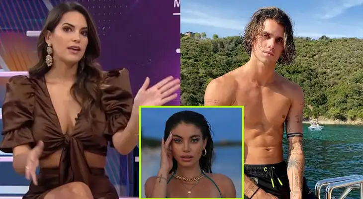 Valeria Piazza sobre Jay Alvarrez con Flavia Laos. Valeria Piazza sobre Jay Alvarrez con Flavia Laos.