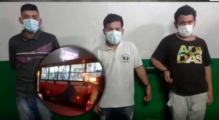 "Cayeron los 'Criollos malditos'": ladrones cantaban para distraer a pasajeros y luego robarles sus cosas "Cayeron los 'Criollos malditos'": ladrones cantaban para distraer a pasajeros y luego robarles sus cosas