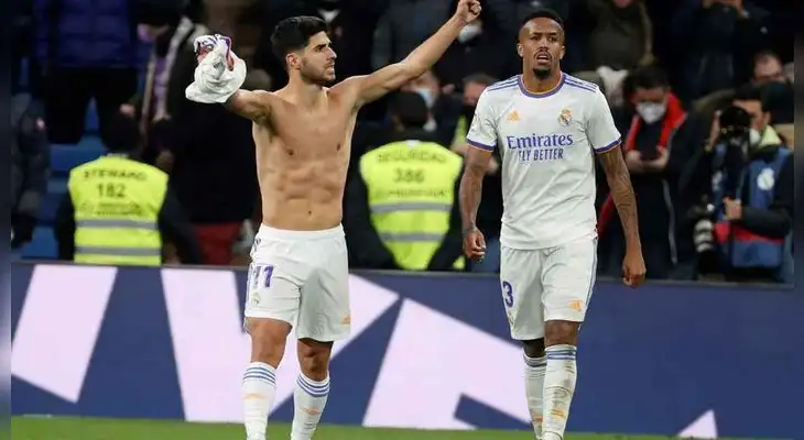 Alegria y frenesí de Asensio por anotar en la victoria del Real 1-0 ante Granada.