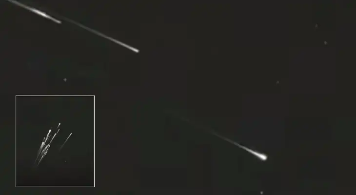 ¡Impresionante! Captan supuestos satélites de Starlink de SpaceX cayendo en Puerto Rico [VIDEO]