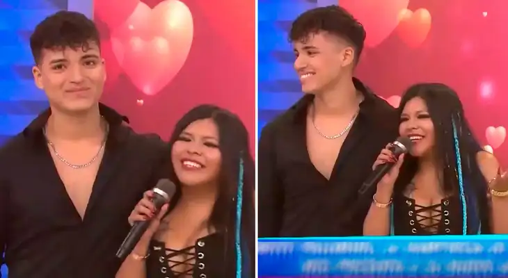 Briyit Palomino presentó EN VIVO a su enamorado el Míster Teen International de 21 años [VIDEO]