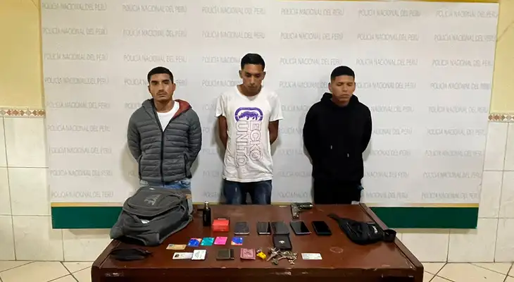 Sujetos eran el terror en el transporte público chalaco. Sujetos eran el terror en el transporte público chalaco.