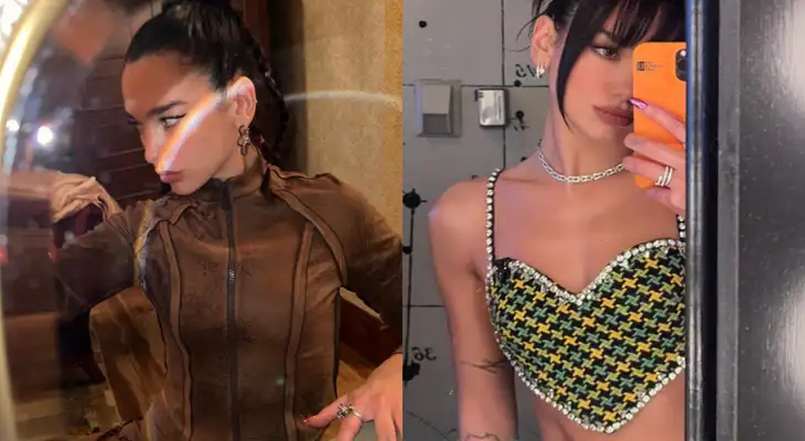 Dua Lipa dejó caer el micrófono y su voz siguió, mientras bailaba como si nada hubiese pasado. Dua Lipa dejó caer el micrófono y su voz siguió, mientras bailaba como si nada hubiese pasado.