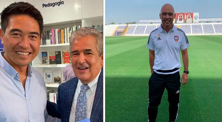 Jerry Tamashiro conoce el fútbol de emiratos Árabes Unidos Jerry Tamashiro conoce el fútbol de emiratos Árabes Unidos