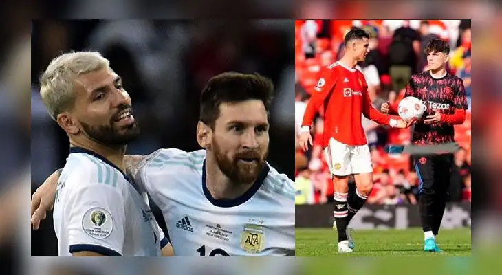 Esto fue lo que dijo Sergio 'Kun' Agüero a juvenil del Manchester United que alabó a CR7.
