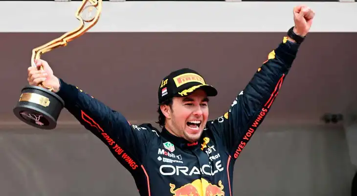 Checo Pérez logró una nueva victoria en la F1. Checo Pérez logró una nueva victoria en la F1.