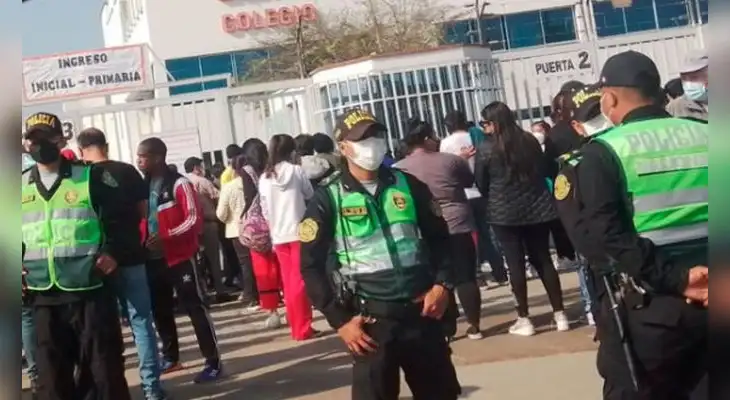 Amenza de presunto tiroteo en colegio Trilce. Amenza de presunto tiroteo en colegio Trilce.
