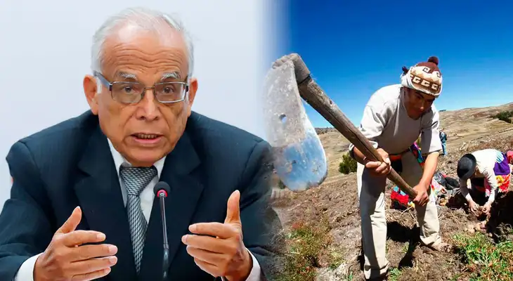 Primer ministro destacó el trabajo abnegado de los hombres del campo para alimentar al Perú. Primer ministro destacó el trabajo abnegado de los hombres del campo para alimentar al Perú.