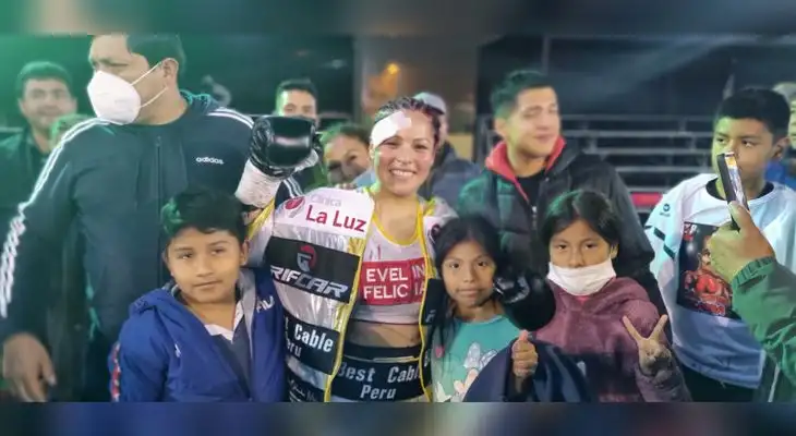 Linda Lecca recibió un fuerte corte en la ceja derecha Linda Lecca recibió un fuerte corte en la ceja derecha