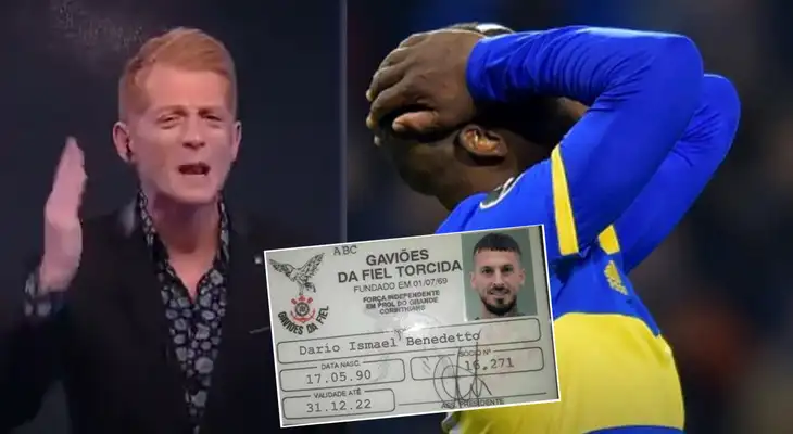 Corinthians se burla de la eliminación de Boca Juniors con imagen de Darío Benedetto y Martín Liberman reaccionó de inmediato. Corinthians se burla de la eliminación de Boca Juniors con imagen de Darío Benedetto y Martín Liberman reaccionó de inmediato.