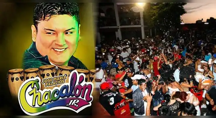 Chacalón JR. presencia balacera, mientras cantaba en concierto en Argentina.