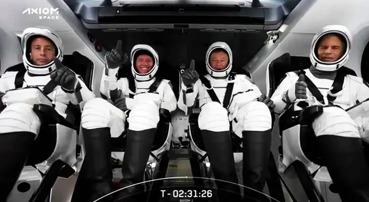 La misión Axiom-1 transporta a tres ciudadanos privados y un astronauta experimentado. La misión Axiom-1 transporta a tres ciudadanos privados y un astronauta experimentado.