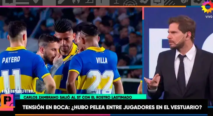 Sebastián “Pollo” Vignolo reacciona EN VIVO al ver la cara golpeada de Carlos Zambrano: “No me parece grave”