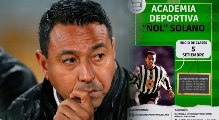 Nolberto Solano comienza su emprendimiento como dueño de academia deportiva.