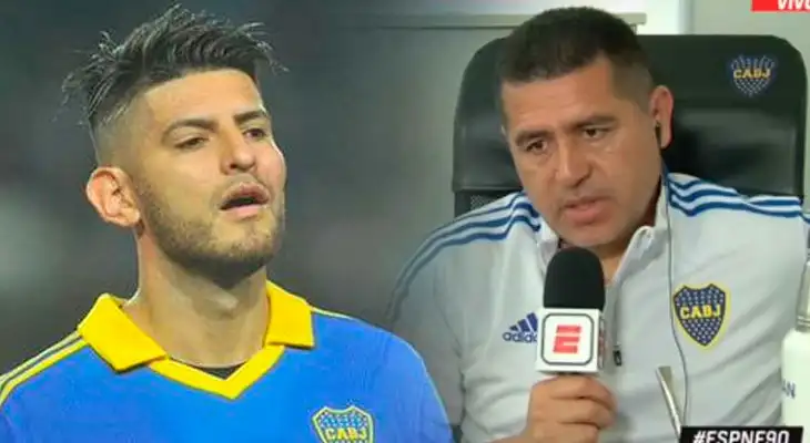 Juan Román Riquelme: “Carlos Zambrano y Darío Benedetto tienen que reflexionar”