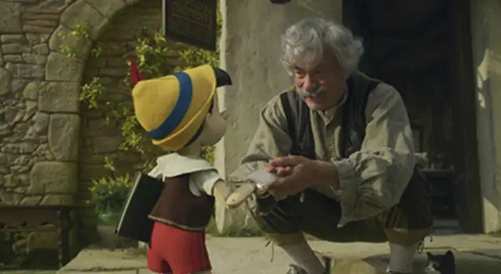 Una escena de la película "Pinocho", que Disney estrena este jueves 8 de septiembre a través de su plataforma de 'streaming'. Una escena de la película "Pinocho", que Disney estrena este jueves 8 de septiembre a través de su plataforma de 'streaming'.