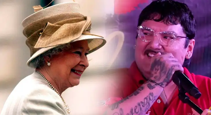 Despiden a la reina Isabel II con Chacalón Jr.: “Allá en el cielo, se escucha un canto”