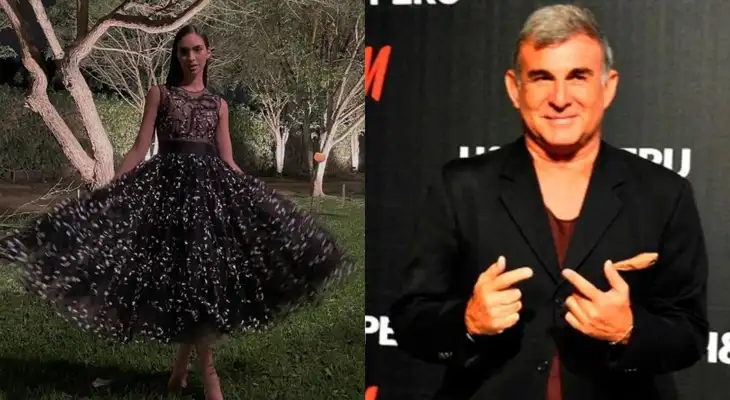 Natalie Vértiz: Nino Peñaloza aplaude look de la exMiss Perú en boda de Ethel Pozo [VIDEO]