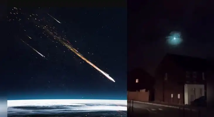 Meteorito sobrevoló el sur de Escocia y el norte de Inglaterra.
