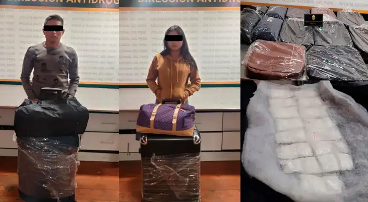 Los detenidos, los chalecos y la droga decomisada