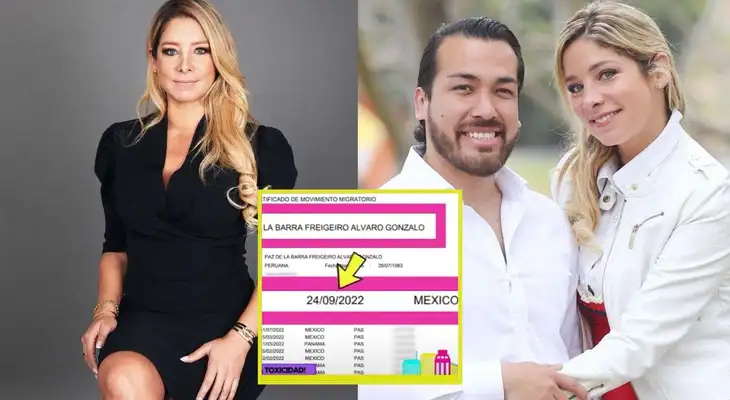 Sofía Franco y Álvaro Paz de la Barra habrían viajado a México juntos.